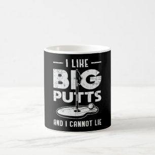 Ik hou van Big Putts en ik kan Golf Golfer Putt ni Koffiemok