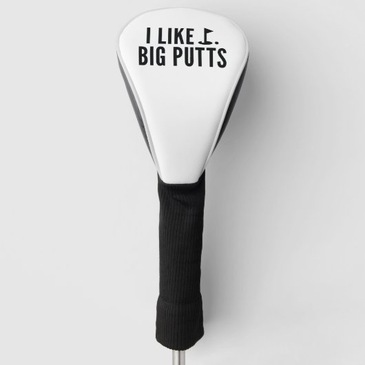 Ik hou van Big Putts Golfheadcover (Voorkant)