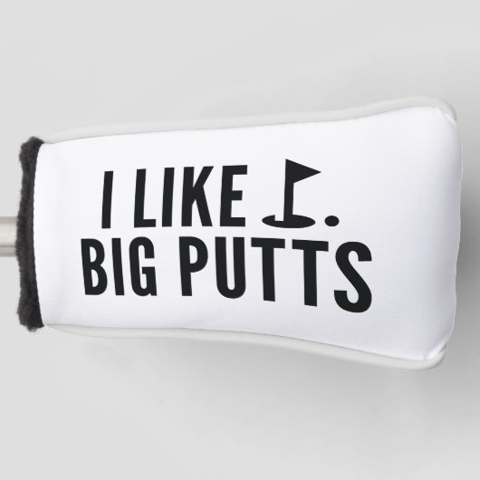 Ik hou van Big Putts Golfheadcover (Voorkant)