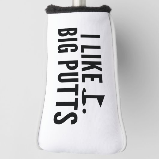 Ik hou van Big Putts Golfheadcover (Draai 90)