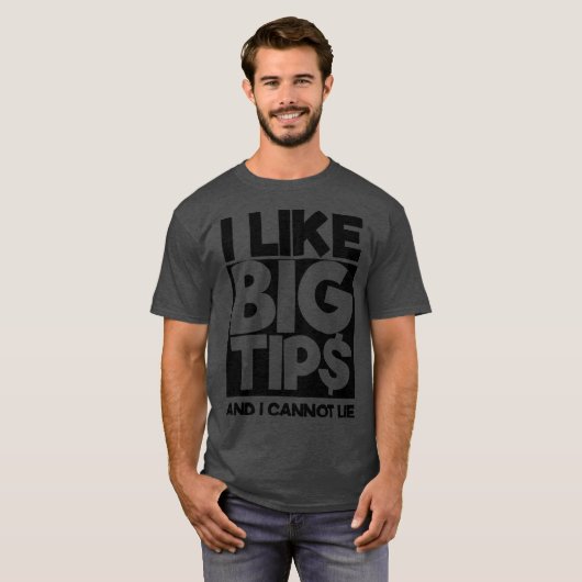 Ik hou van Big Tips Shirt (Voorkant volledig)