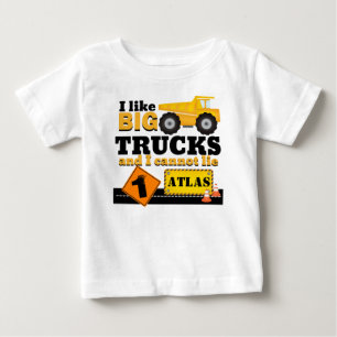 Ik hou van Big Trucks Construction Birthday Shirt
