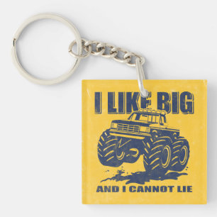 Ik hou van Big Trucks Sleutelhanger