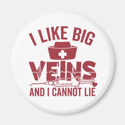 Ik hou van Big Veins en ik kan niet liegen Magneet (Voorkant)