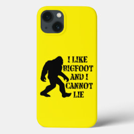 Ik hou van Bigfoot en ik kan niet liegen Case-Mate iPhone Case