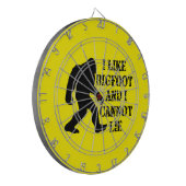 Ik hou van Bigfoot en ik kan niet liegen Dartbord (Voorkant Links)