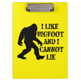 Ik hou van Bigfoot en ik kan niet liegen Klembord