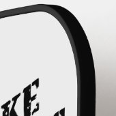 Ik hou van Bigfoot en ik kan niet liegen Pickleball Paddle (Links Detail)