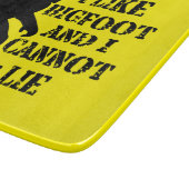 Ik hou van Bigfoot en ik kan niet liegen Snijplank (Hoek)