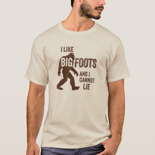 Ik hou van BIGFOOTS T-shirt (Voorkant)