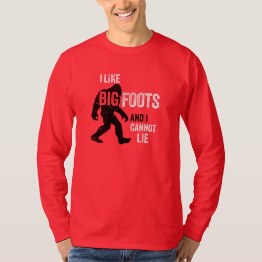 Ik hou van BIGFOOTS T-shirt (Voorkant)