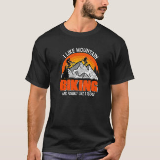 Ik hou van bijen en bergfietsen en misschien 3 men t-shirt
