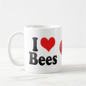 Ik hou van bijen koffiemok (Links)