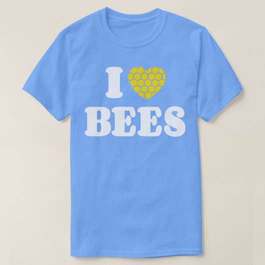 Ik hou van bijen t-shirt (Design voorkant)