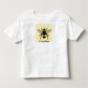 Ik hou van BIJEN- Wildlife -Natuur - Insect - Kinder Shirts