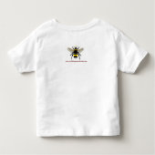 Ik hou van BIJEN- Wildlife -Natuur - Insect - Kinder Shirts (Achterkant)