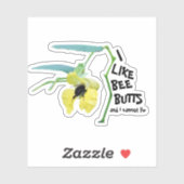 Ik hou van bijenpeuken en ik kan niet liegen sticker (Vel)