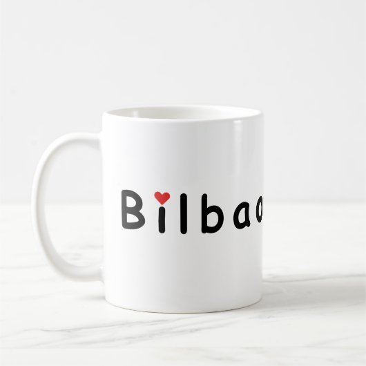 Ik hou van Bilbao Koffiemok (Links)