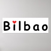 Ik hou van Bilbao Poster (Voorkant)