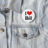 Ik hou van Bill Ronde Button 5,7 Cm (In situ)