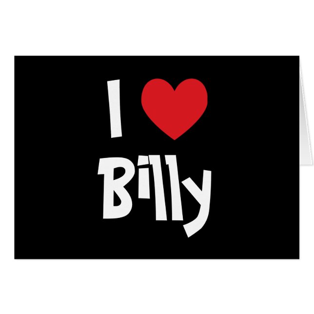Ik hou van Billy (Voorkant Horizontaal)