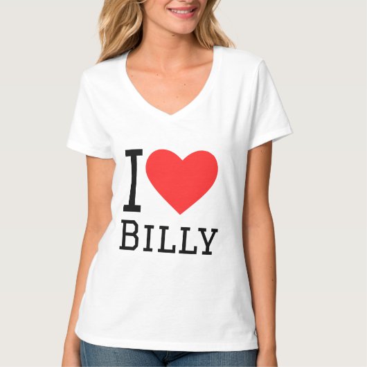 Ik hou van billy t-shirt (Voorkant)