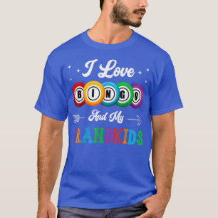 Ik hou van Bingo en mijn kleinkinderen Funny Bingo T-shirt