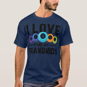 Ik hou van Bingo en mijn kleinkinderenFunny Bingo T-shirt