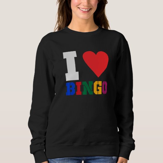 Ik hou van Bingo Funny Bingo Funny Bingo 1 Trui (Voorkant)