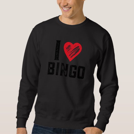 Ik hou van Bingo Funny Bingo Funny Bingo 4 Trui (Voorkant)