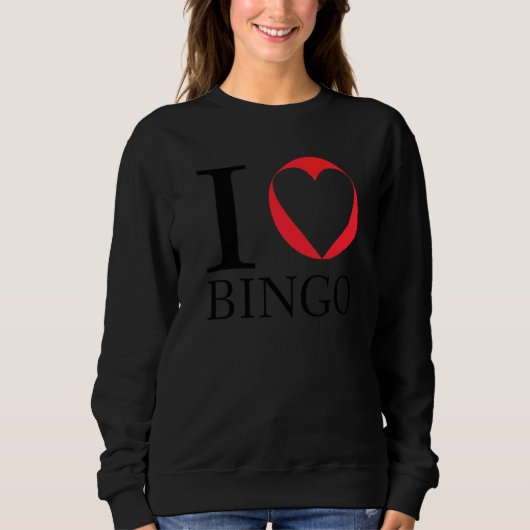 Ik hou van Bingo Funny Bingo Funny Bingo Trui (Voorkant)
