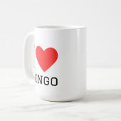 Ik hou van bingo koffiemok (Voorkant links)