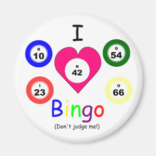Ik hou van Bingo. Magneet