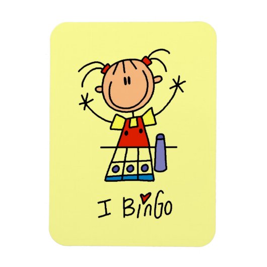 Ik hou van Bingo Magneet (Verticaal)