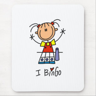 Ik hou van Bingo Muismat