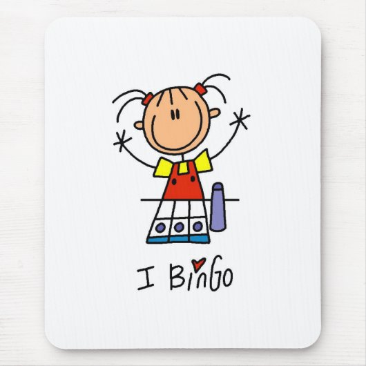 Ik hou van Bingo Muismat (Voorkant)