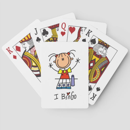 Ik hou van Bingo Pokerkaarten (Achterkant)