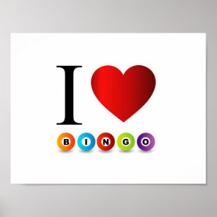 Ik hou van bingo poster