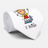 Ik hou van Bingo Stropdas (Opgerold)