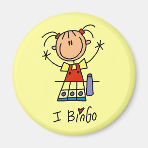 Ik hou van Bingo T-shirts en cadeaus Magneet