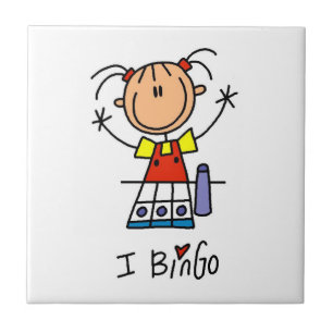 Ik hou van Bingo Tegeltje