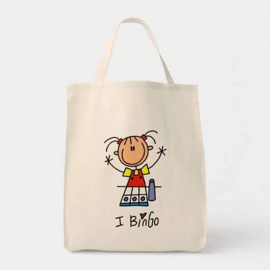 Ik hou van Bingo Tote Bag (Voorkant)
