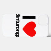 ik hou van bintura ' s Case-Mate iPhone case (Achterkant (horizontaal))
