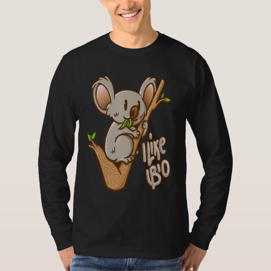 Ik hou van Bio Koala Design T-shirt (Voorkant)