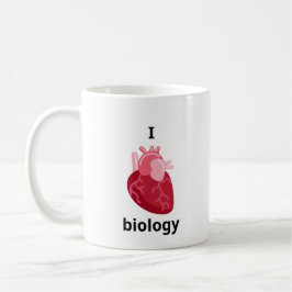 Ik hou van biologie koffiemok