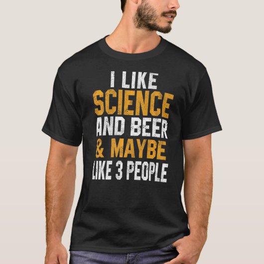 Ik hou van biologie op het gebied van wetenschap e t-shirt (Voorkant)