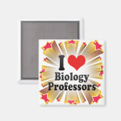 Ik hou van biologieprofessoren magneet (Voorkant / Achterkant)