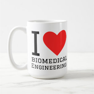 Ik hou van biomedische technologie koffiemok