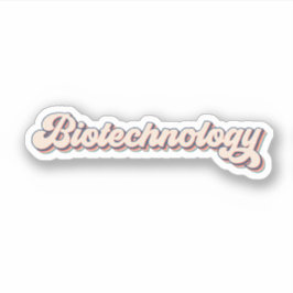 Ik hou van biotechnologie, biotechnologie leuk sticker