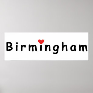 Ik hou van Birmingham Poster